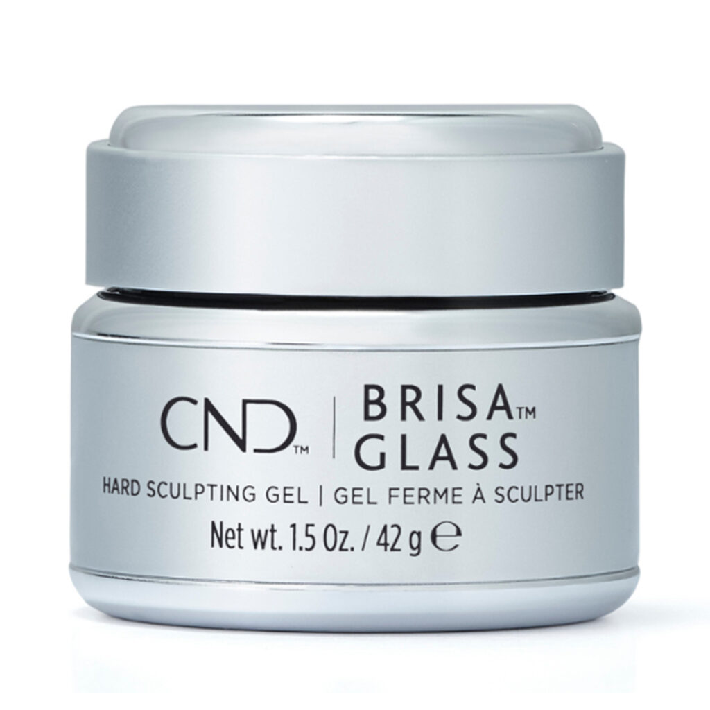 cnd brisa glass clear gel de construction ferme