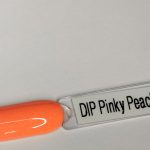 dip porcelaine pinky peach tips