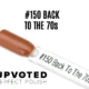 Capsule du vernis semi-permanent NailPerfect Upvoted #150 Back To The 70s, un brun caramel chaud et brillant