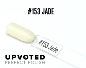 Capsule du vernis semi-permanent NailPerfect Upvoted #153 Jade, un ivoire crème doux et lumineux.