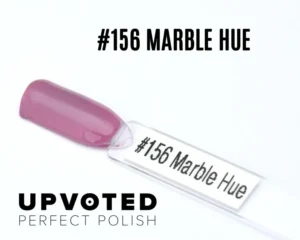 Capsule du vernis semi-permanent NailPerfect Upvoted #156 Marble Hue, un mauve rosé doux et lumineux.