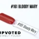 Capsule du vernis semi-permanent NailPerfect Upvoted #161 Bloody Mary, un rouge vif et brillant.