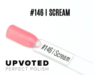 Capsule du vernis semi-permanent NailPerfect Upvoted #146 I Scream, un rose framboise vif et éclatant.