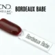 Capsule du vernis semi-permanent professionnel CND™ Shellac Bordeaux Babe, bordeaux profond et brillant à la finition laquée effet miroir.