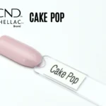 Capsule du vernis semi-permanent professionnel CND™ Shellac Cake Pop, rose dragée pastel, brillant et élégant à la finition laquée effet miroir.