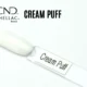 Capsule du vernis semi-permanent professionnel CND™ Shellac Cream Puff, blanc pur brillant au fini laqué.