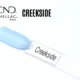 Capsule du vernis semi-permanent professionnel CND™ Shellac Creekside, bleu pastel clair et apaisant à la brillance miroir douce et lumineuse.