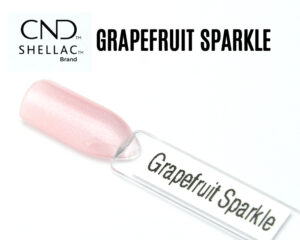 CND Shellac Grapefruit Sparkle