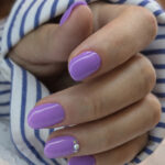 Vernis semi-permanent professionnel CND Shellac Lilac Longing lilas pastel lumineux brillant