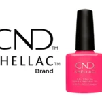 Vernis semi-permanent professionnel CND™ Shellac Pink Bikini (7,3 ml) – rose fuchsia éclatant, brillance miroir et tenue 3 semaines