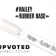 Capsule de la Rubber Base NailPerfect Hailey, rose nude laiteux semi-opaque, idéale pour le Baby Boomer.