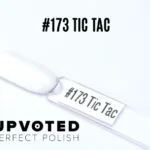 Capsule du vernis semi-permanent NailPerfect Upvoted #173 Tic Tac, un blanc pur et brillant.