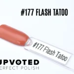 Capsule du vernis semi-permanent NailPerfect Upvoted #177 Flash Tatoo, un nude terre cuite brillant et naturel