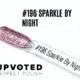 Capsule du vernis semi-permanent NailPerfect Upvoted #196 Sparkle By Night, un violet pailleté lumineux et chic.