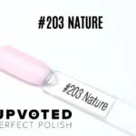 Capsule du vernis semi-permanent NailPerfect Upvoted #203 Nature, un rose clair pastel et naturel.