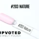 Capsule du vernis semi-permanent NailPerfect Upvoted #203 Nature, un rose clair pastel et naturel.