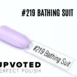 Capsule du vernis semi-permanent NailPerfect Upvoted #219 Bathing Suit, un lavande clair pastel et lumineux.