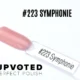 Capsule du vernis semi-permanent NailPerfect Upvoted #223 Symphonie, rose poudré doux et élégant, finition brillante.