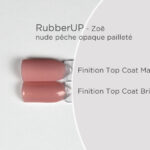 NailPerfect – RubberUP Zoë – Rubber base nude pêche paillettes