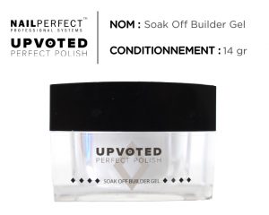 Nail perfect upvoted soak off builder gel clear