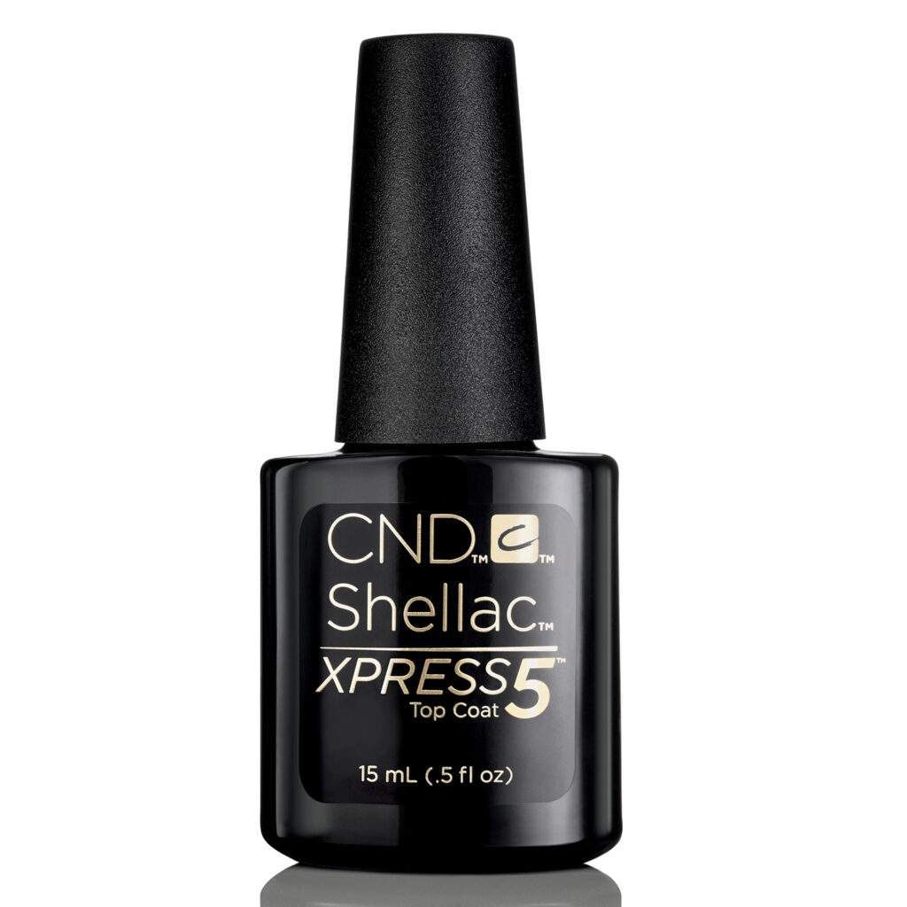 cnd shellac Xpress5 top coat vernis semi permanent professionnel