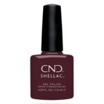 cnd shellac black cherry vernis semi permanent professionnel