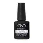 CND Shellac Black Pool 12,5 ml, vernis semi-permanent professionnel noir profond