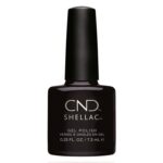 cnd shellac black pool vernis semi permanent professionnel