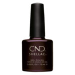 cnd shellac dark dahlia vernis semi permanent professionnel