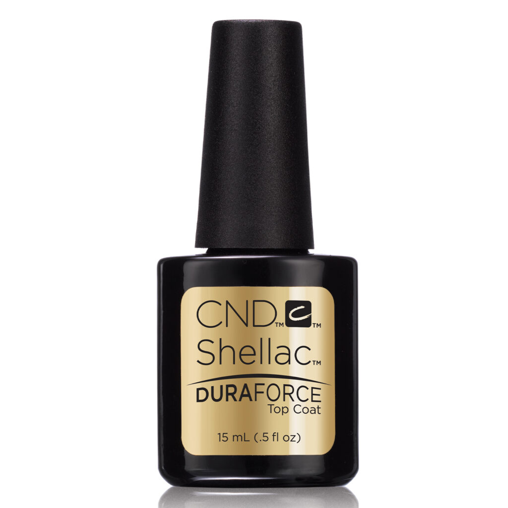 cnd shellac top coat duraforce vernis semi permanent professionnel