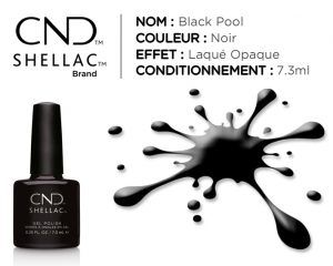 shellac vernis permanent black pool