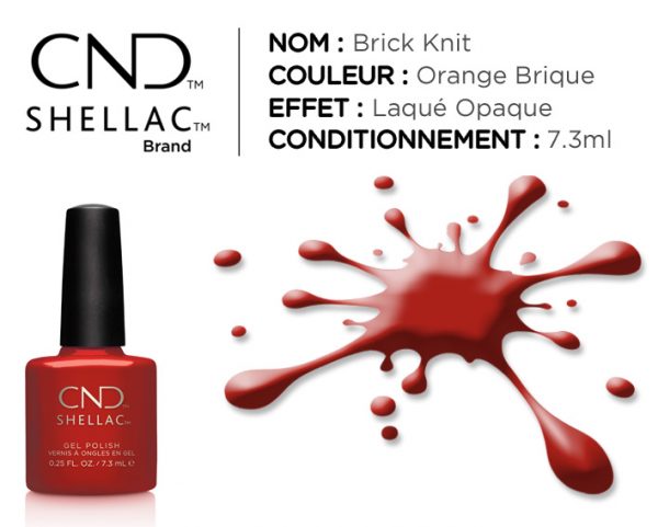 shellac vernis permanent brick knit