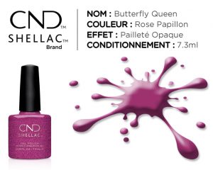 shellac vernis permanent butterfly queen