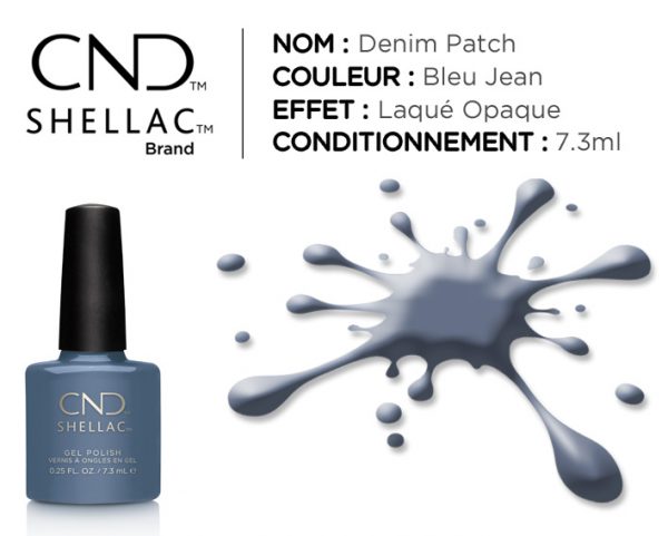 shellac vernis permanent denim patch