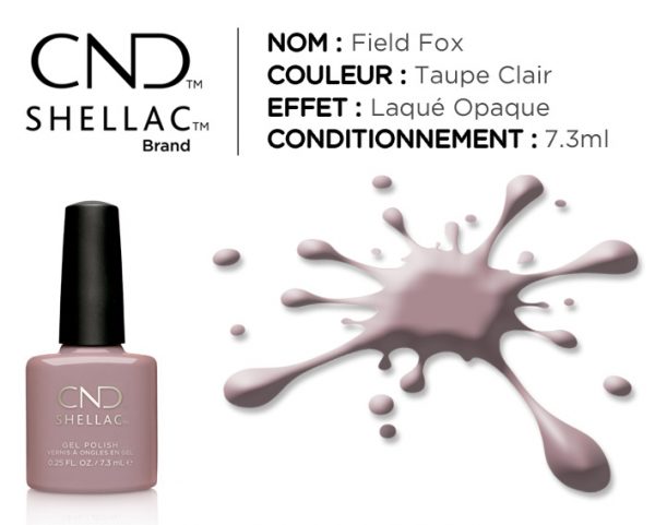 shellac vernis permanent field fox