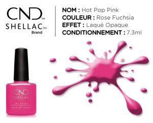 shellac vernis permanent hot pop pink