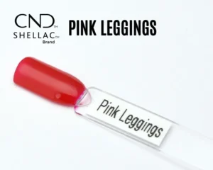 Capsule du vernis semi-permanent professionnel CND™ Shellac Pink Leggings, rose framboise vif et lumineux à la finition brillante effet miroir