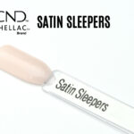 Vernis semi-permanent CND Shellac Satin Slippers nude rosé clair