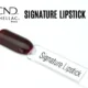 Capsule du vernis semi-permanent professionnel CND™ Shellac Signature Lipstick, rouge foncé profond au fini brillant effet miroir.
