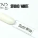 Capsule du vernis semi-permanent professionnel CND™ Shellac Studio White, blanc laiteux brillant, idéal pour French manucure et Baby Boomer.