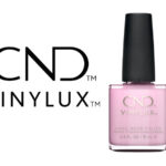Flacon du vernis CND™ VINYLUX™ Cake Pop – vernis rose pastel opaque effet gel longue tenue.