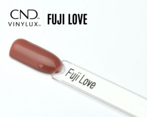 Capsule du vernis CND Vinylux Fuji Love en rose nude brillanr.
