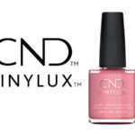 Flacon du vernis longue tenue CND™ VINYLUX™ Gotcha, présenté en rose bubblegum, fini crème opaque, format professionnel 15 ml.