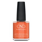 Vernis CND Vinylux B-Day Candle bouteille orange corail brillance effet gel
