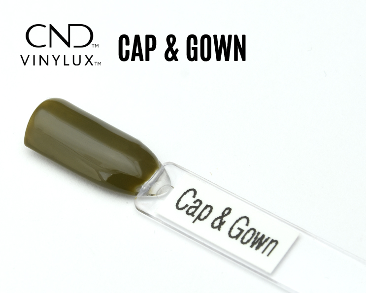 Capsule CND Vinylux Cap & Gown couleur vert kaki chic