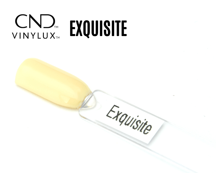 Capsule de vernis jaune crème CND Vinylux Exquisite  