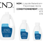 cnd retention liquide resine acrylique