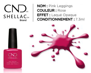 shellac vernis permanent pink leggings