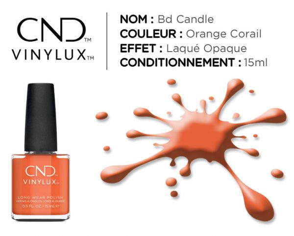 vinylux vernis longue tenue bd candle