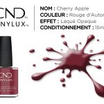 vinylux vernis longue tenue cherry apple